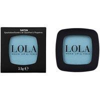 Lola Make-Up Mono Eyeshadow, Light Blue, Satin, Rich Intense Pigmentation, High Coverage, Use Wet & Dry, All Skin Tone, Mineral Oil Free, Vegan & Cruelty Free, No. 035