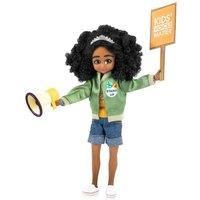 Lottie Doll Kid Activist Figure with Outfit Accessory Set Tangle Resistant Hair