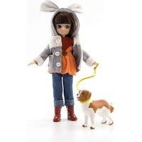 Lottie Doll Walk in The Park | A Doll for Girls & Boys with Doll Dog | Fashion Doll For Fall | Winter Doll with Boots and Doll Fleece Jacket with Cute Ears