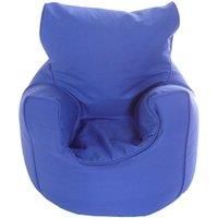 Toddler Size Bean Bag Seat Arm Chair With Beans Royal Blue