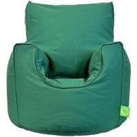 Toddler Size Bean Bag Seat Arm Chair With Beans British Racing Green