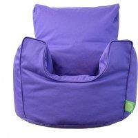 Cotton Purple Lilac Bean Bag Arm Chair with Beans Toddler Size From Bean Lazy