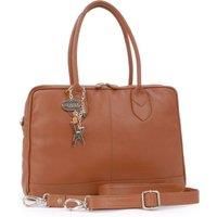 Catwalk Collection Handbags - Women/'s Large Leather Tote - Shoulder Bag/Cross Body With Extra Detachable Adjustable Strap - GROSVENOR - Tan