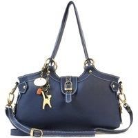Nicole Leather Handbag With Detachable Cross Body Strap