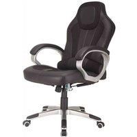 RayGar Black Deluxe Padded Sports Racing Chair Gaming Executive Swivel Computer Desk Recliner Office Chair - New (Black)