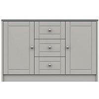 Alderley Large Ready Assembled Sideboard - Grey