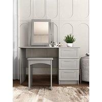 One Call Sinai Ready Assembled Dressing Table, Mirror And Stool