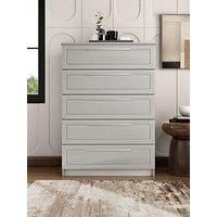 One Call Sinai Ready Assembled 5 Drawer Chest