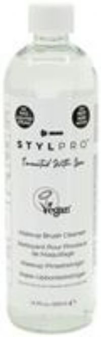 STYLPRO 500ml Makeup Brush Cleanser Solution for Non-Soluble Makeup Removal - Conditioning Vegan Makeup Brushes Cleaner - Makes Your Dirty Brushes Look Like New