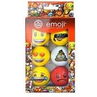 Emoji Official Novelty Fun Golf Balls - 6 Pack