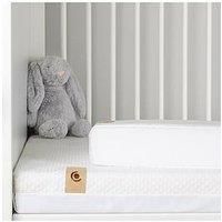 CuddleCo Lullaby Hypo Allergenic Bamboo Foam Mattress CuddleCo Size: Cot Bed (70 x 140 cm)  - Size: Cot (60 x 120 cm)