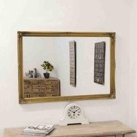Large Mirror Gold Antique Ornate Wall Big Vintage 3Ft4 X 2Ft4 102cm X 72cm