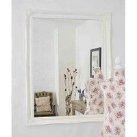 Large Mirror White Ornate Antique Big Wall 3Ft10 X 3Ft 117 X 91cm 40 X 30