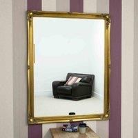 Extra Large Gold Antique Design Ornate Big Wall Mirror 4Ft6 X 3Ft6 (137X106cm)