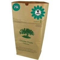 All-Green 75L Paper Compostable Bags 10 Bags