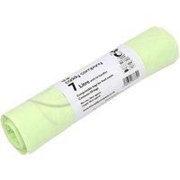 50x 7 Litre Tie Handle Compostable Caddy Bags - 1 Roll - 7L Caddy Liners