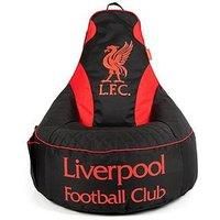Liverpool FC Big Chill Gaming Bean Bag Chair with EPS Filling Big Logo Comfy Red