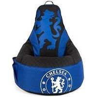 Chelsea FC Big Chill Gaming Bean Bag Chair with EPS Filling Big Logo Comfy Blue