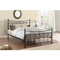 Birlea Emily 4ft Small Double Metal Bed, Black