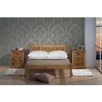 Birlea Rio Corona Mexican Solid Pine Wood 135cm 4FT6 Double bed Frame Bedstead