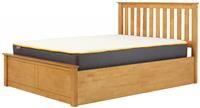 Birlea Phoenix 5ft Kingsize Ottoman Bed, Oak, UK King