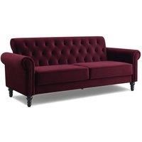 Greta Velvet 3 Seater Sofa