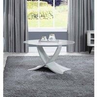 Metro Fennell Cross Legs Coffee Table brown/gray 45.0 H x 80.0 W x 80.0 D cm