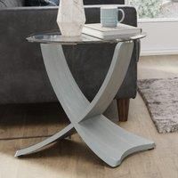 Metro JF309 GREY LAMP TABLE brown/gray 50.0 H x 50.0 W x 50.0 D cm