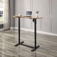 Jual San Francisco Height Adjustable Standing Desk Oak Veneer