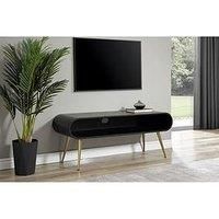 Jual JF720 BLACK and BRASS TV STAND