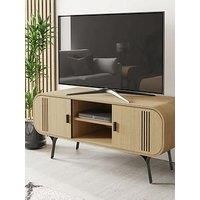 JF101 Milano TV Stand Cabinet Unit in Oak by Jual Furnishings