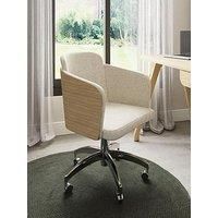 Jual Furnishings San Francisco Oak Fabric Office Chair