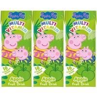 Peppa Pig Multi-Vitamin Apple Juice Drink 3 x 200ml