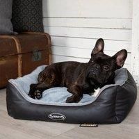 Scruffs Chateau Orthopaedic Box Dog Bed - Dove - M