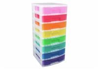 Really Useful 8 x Drawers Clear Plastic Storage Tower  9.5L