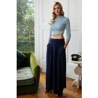 Luxury Roll Top Maxi Skirt