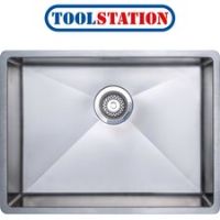 Stainless Steel Large Single Bowl Kitchen Sink 590 x 440 x 190mm