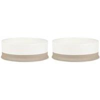 Scruffs Scandi 2pc Bowl Set - Cream 20cm