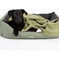 Scruffs Expedition Box Bed (L) - Khaki Gree, Green