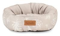 Scruffs Botanical Ring Bed (S) - Taupe Leaf