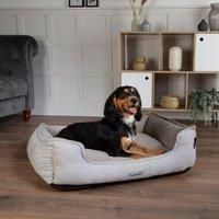 Scruffs Harvard Memory Foam Orthopaedic Box Bed (XL) - Pearl Grey, Grey