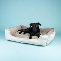 Scruffs Harvard Memory Foam Orthopaedic Box Bed (XXL) - Pearl Grey, Grey