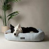 Scruffs Luxury Coastal Dog Box Bed Blue (M), Blue