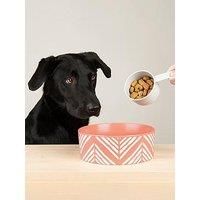 Scruffs Aztec 2pc Ceramic Dog Bowl Set - Terracotta 13cm