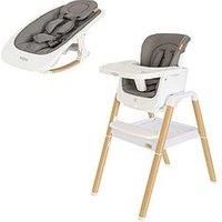 Tutti Bambini Nova High Chair Tutti Bambini Finish: White/Oak