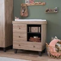 Tutti Bambini Como Chest Changer Distressed Oak / Slate Grey