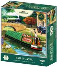 Kidicraft Nostalgia Rail And Canal 1000 Pieces Puzzle