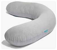 Kallysleep Full Body Sleep Pillow - Best Orthopaedic Pillow for Pregnancy, Neck & Back Pain, Recovery Support - 160 x 35cm, Grey - Includes Replaceable & Washable Cover