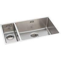 Abode Matrix 1.5 Bowl Stainless Steel Undermount & Inset Kitchen Sink RH 740 x 440mm (575RK)