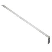 BPC Fixings HX Engineered Horizontal Restraint Strap Bend 1200mm in Chrome Steel